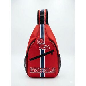 Ole Miss Rebels Waterproof Crossbody Sling Bag - Red NCAA Shoulder Bag